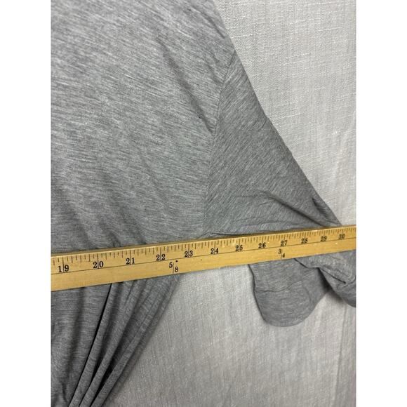 Excellent Cozy Earth Womens Grey Bamboo Kimono Robe Large - Picture 5 of 7